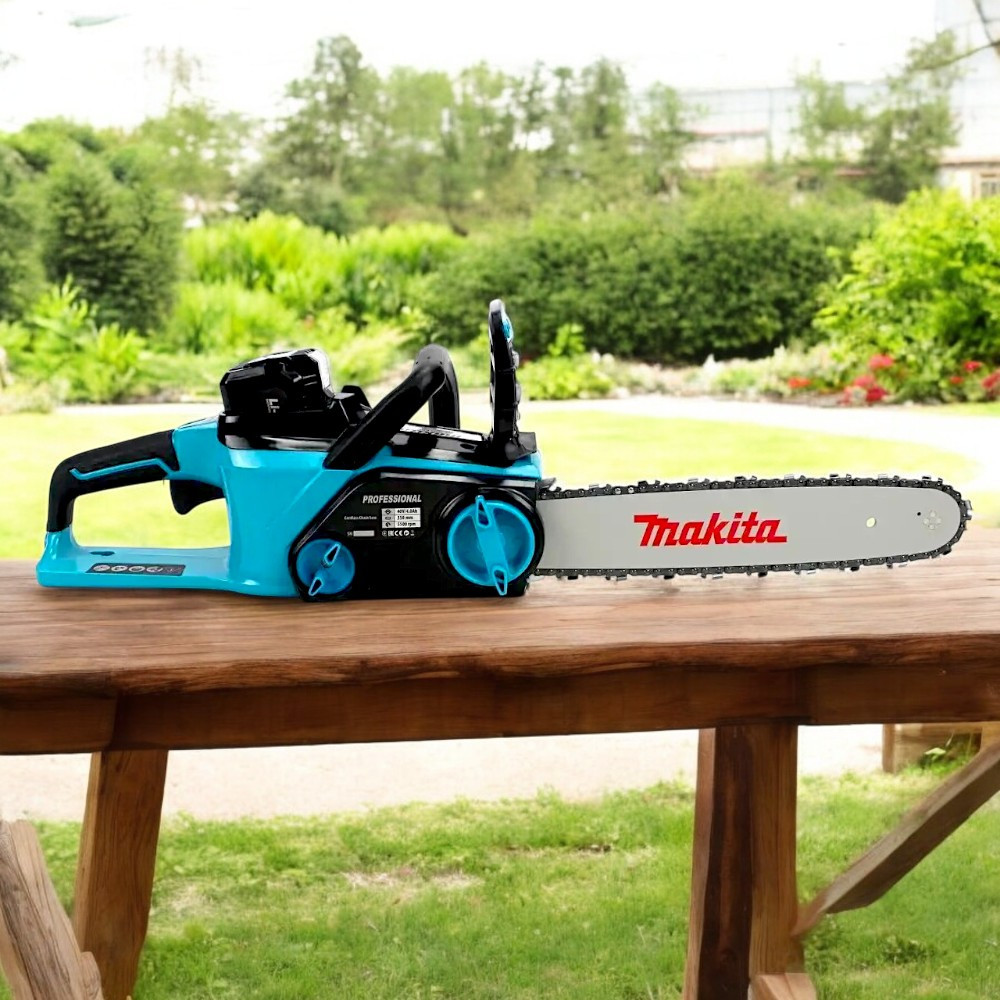 Пила акумуляторна Makita DUC 4002 PRO 40В Ланцюгова пила з безключевою натяжкою Якісна пила 35 см Макіта