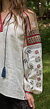 Вишиванка жіноча лляна в різних розмірах, фото 5