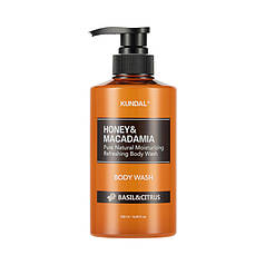 Гель для душy "Базилік & Цитрус" Kundal Honey & Macadamia Body Wash Basil & Citrus 500ml