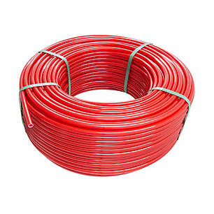 Труба для теплої підлоги Raftec Pex-A EVOH 16*2,0 (Червона) з кисневим бар'єром 95 град. Іспанія, фото 1