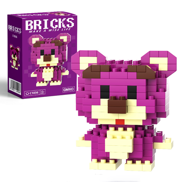 Конструктор BRICKS «Мультгерої» Ведмедик Лотсо