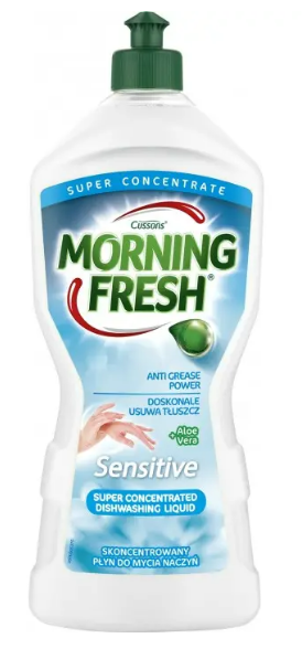 Засіб для миття посуду Morning Fresh Sensitive Aloe Vera , 900 мл, фото 1