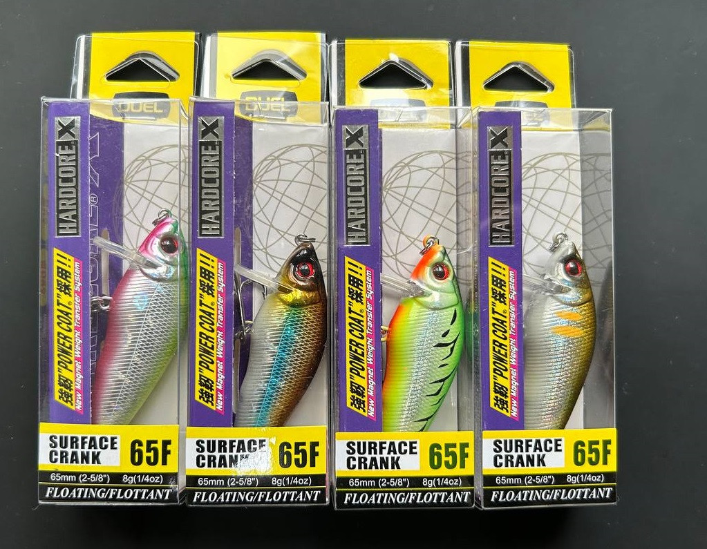 Набір Воблер Fishing Hardcore Surface Crank 65F (4шт)