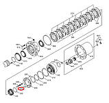 0736.004.055, ZGAQ-02219, S099261, 332/C3785 Регулювальний гвинт M6X45 втулки гальмівного поршня, фото 2