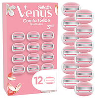 Змінні картриджі для гоління (леза касети) жіночі Gillette Venus ComfortGlide Spa Breeze 12шт