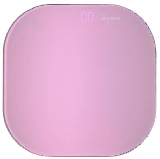 Ваги електронні MAGIO MG-805 180 кг скло Pink