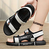 Сандалі чоловічі літні на липучці, літні босоніжки для чоловіків розмір 45(27,5), фото 4