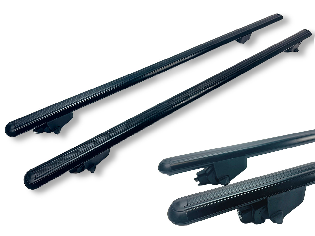 Поперечки (багажник) на інтегровані рейлінги для PORSCHE Cayenne 2002-2010, фото 1