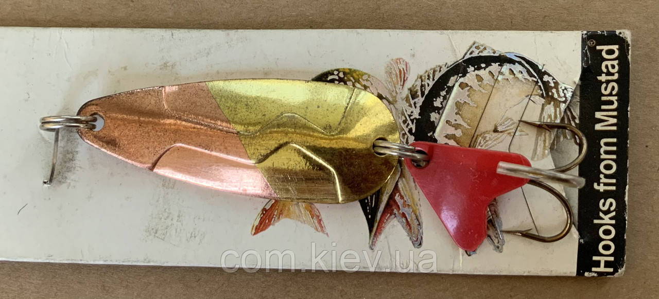 Блешня, що коливається (колебалка) 20 г / 60 мм Condor Copper/Gold окрас мідь / золото, фото 1