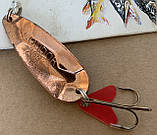 Блешня, що коливається (колебалка) 20 г / 60 мм Condor Copper/Gold окрас мідь / золото, фото 2