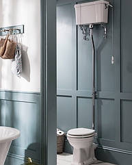 Унітаз з високим бачком Burlington Великобританія P2T30C5S17