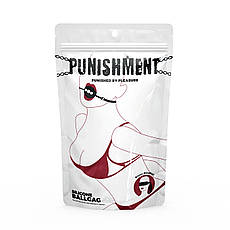 Кляп Punishment - Silicone Ball Gag – Black, фото 5