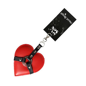 Брелок на карабіні для ключів Art of Sex Heart Angel, Червоний, фото 1