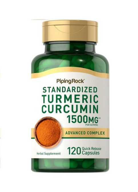 Куркума з куркуміном Piping Rock Standardized Turmeric Curcumin 750 мг 120 капс.