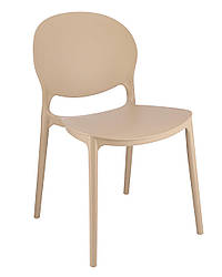 Стілець садовий вуличний для тераси кафе саду JUMI JUSTIN Бежевий