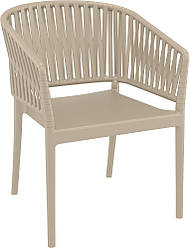 Стул садовый уличный для террасы кафе садаSiesta Portofino Armchair Taupe