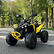 Квадроцикл Bambi M 5001 4x4: 4×45Вт, 12В 10А·год, EVA колеса, шкіряне сидіння, пульт 2.4G, Bluetooth/USB, фото 2