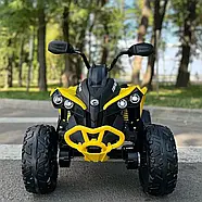 Квадроцикл Bambi M 5001 4x4: 4×45Вт, 12В 10А·год, EVA колеса, шкіряне сидіння, пульт 2.4G, Bluetooth/USB, фото 3