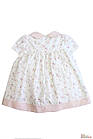 ОПТОМ Плаття молочне у квіточки для дівчинки (74 см)  MYMIO baby 2125000873121, фото 4