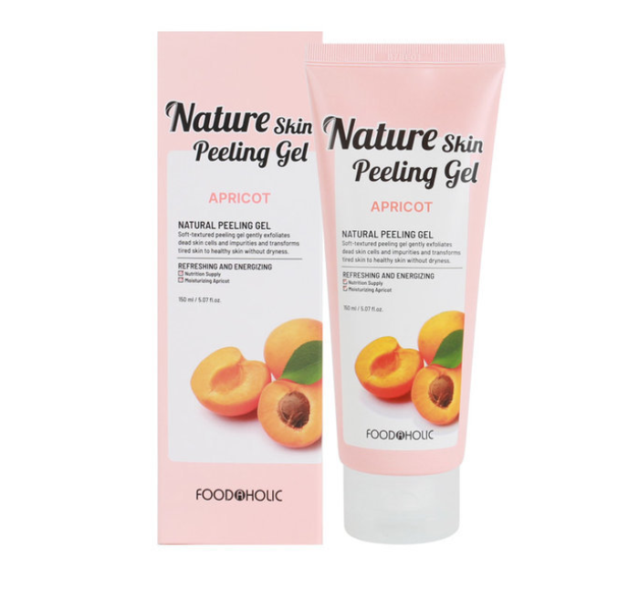 FOODAHOLIC Гель-скатка для обличчя з Абрикосом Nature Skin Soft Peeling Gel Apricot 150 мл
