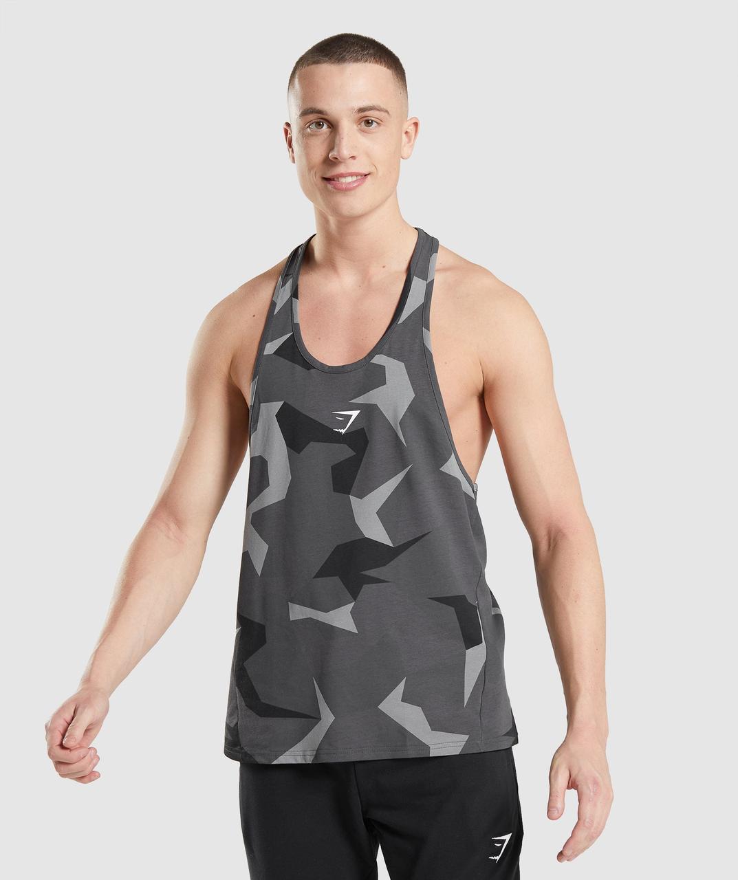 Майка спортивна Gymshark Critical Stringer Tank Top Men’s Black M