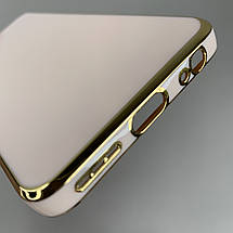 Чохол для Motorola Moto G32 чохол із золотою окантовкою на телефон моторола мото г32 пудровий h7y, фото 4