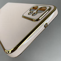 Чохол для Motorola Moto G32 чохол із золотою окантовкою на телефон моторола мото г32 пудровий h7y, фото 5