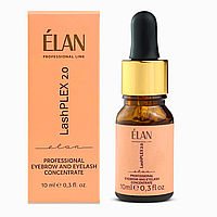 Концентрат LashPLEX для догляду за віями ELAN / помаранчева баночка, 10 мл (еліксир) (версія 2.0)