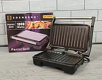 Гриль тостер Edenberg 1000Вт електричний притискний контактний (EB-64466)