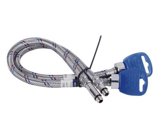 Шланг гнучк. нерж. обплет. (пара) L- 30cм. 1/2"в хМ10з SD396W50 SD Plus