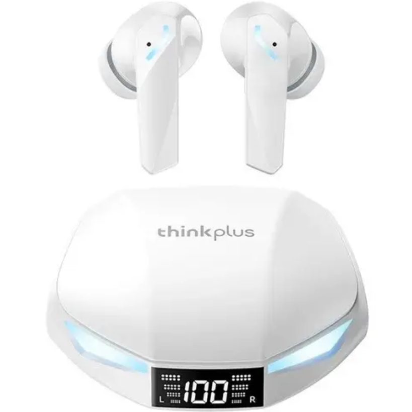 Ігрові Бездротові Bluetooth навушники Lenovo thinkplus GM2 XT53 PLUS білі