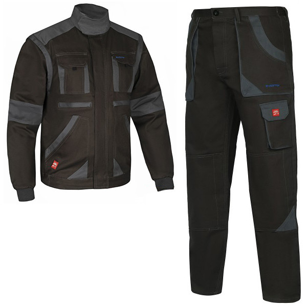Комплект спецодягу робочий костюм куртка жилетка та штани, роба чоловіча для працівників польша procotton