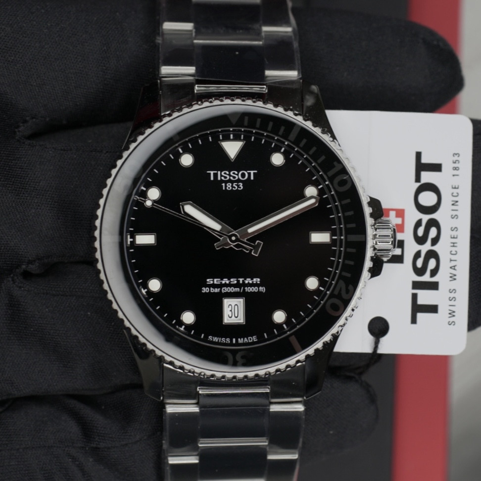 Чоловічий Годинник TISSOT SEASTAR 1000 CHRONOGRAPH T120.410.11.051.00 Quartz