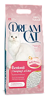 Dream Cat Baby Powder – бентонітовий наповнювач для котів з ароматом дитячої пудри, 5 л