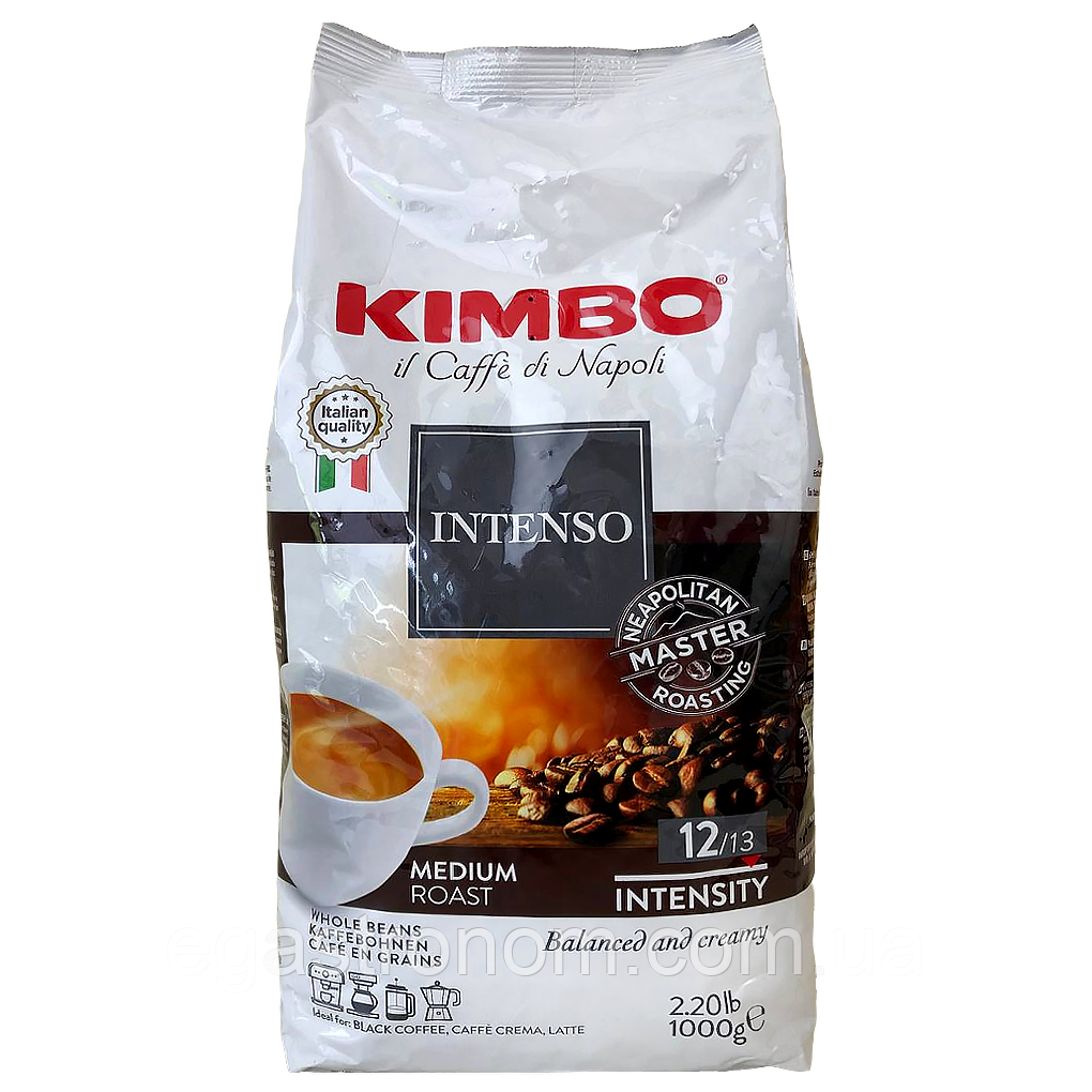 Кава інтенсо (зерно) Кімбо Kimbo intenso 1kg 6шт/ящ (Код: 00-00017546)