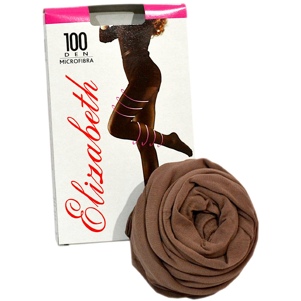 Колготки Elizabeth (100 den microfibre cappuccino, капучино розмір 4) 24810, фото 1