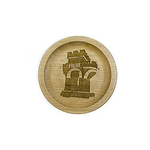 Магніт-тарілочка з гравіюванням "Рівне. В'їзний знак"