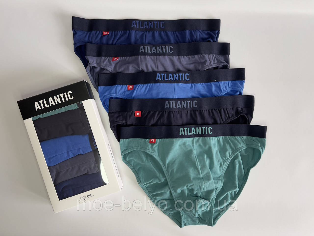 Чоловічі труси чоловічі труси atlantic атлантік 5SMP-004 набір 5 шт