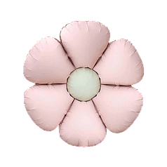 У028 Фігура КИТАЙ-КТ Ромашка сатин рожева (УП) ДЕФЕКТ! МАЄ ПОТЕРТОСТІ!