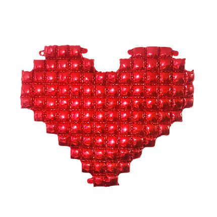 Фігура КИТАЙ-КТ520 3D Серце червоне (УП), фото 1