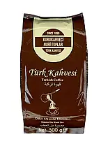 Турецька кава мелена Nuri Toplar 500 г в пакеті кава дрібномелена для турки, помірно міцна, без добавок