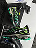 Чоловічі кросівки Salomon XT-4 Carbon Black Green Silver Чорні Взуття Саломон XT-4 Карбон текстиль нейлон Гор Текс демісезон, фото 10