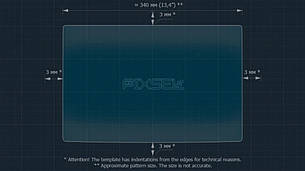 Захисне гібридне скло на монітор 16" 9H TESLA MODEL Y 2025 -