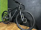 Велосипед гірський однопідвісний на алюмінієвій рамі Crosser MT-036 29/19 1*12 L-TWOO+Shimano Сірий, фото 3