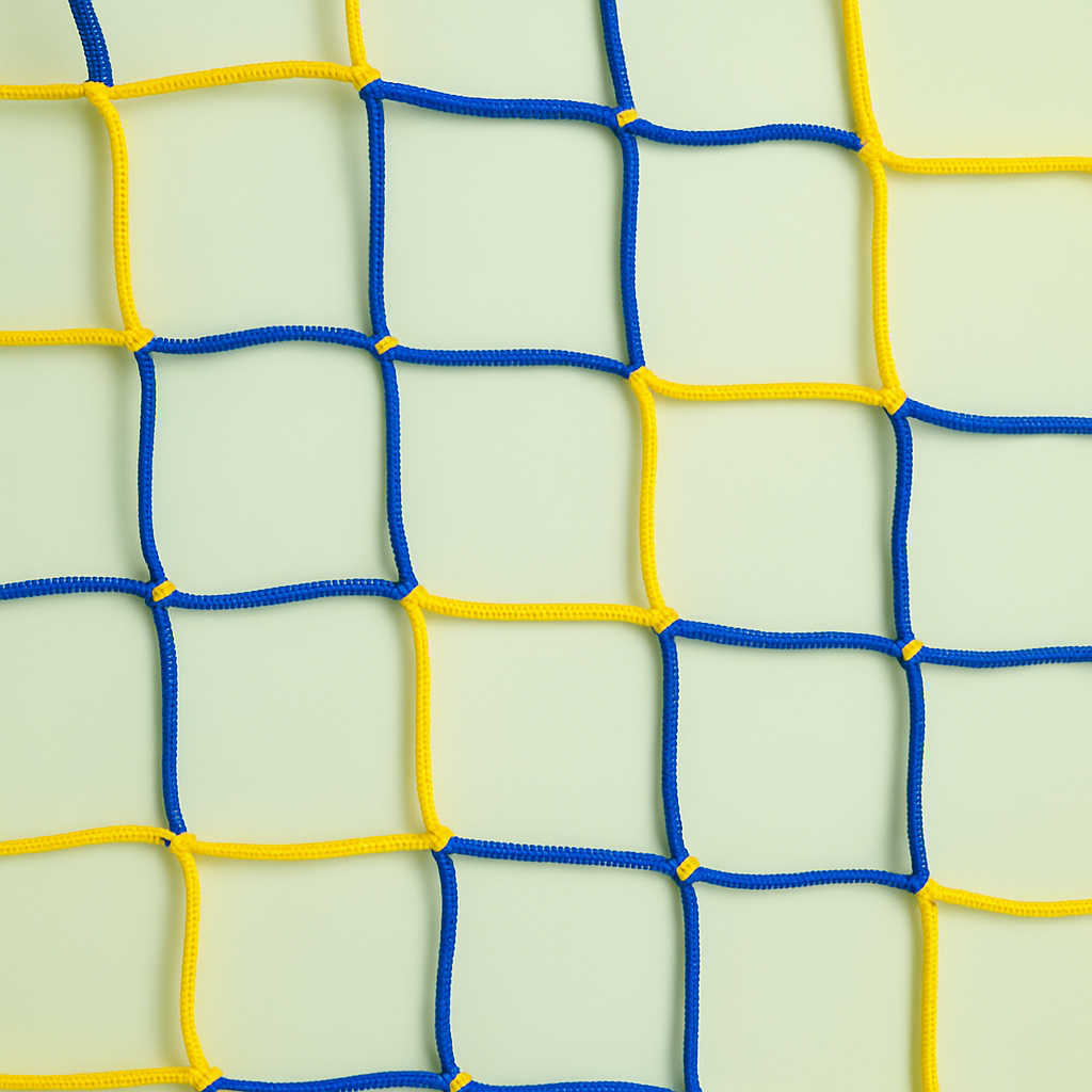 Важка огороджувальна сітка без-вузлова Д.5мм. Осередок 12см. Відбійник, різні кольори. Спільно Іспанія Україна