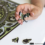 Фігурний дерев'яний пазл Гра Престолів Дім Старків L, фото 3