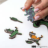 Фігурний дерев'яний пазл Гра Престолів Дом Гайтауер L, фото 4