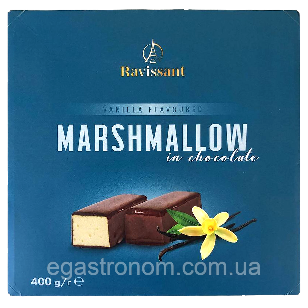 Цукерки пташине молоко з ванільним смаком Равісант Ravissant 400g 10шт/ящ (Код: 00-00017578)