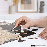 Фігурний дерев'яний пазл Гра Престолів Мапа Вестеросу XL, фото 3