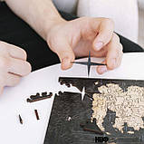 Фігурний дерев'яний пазл Гра Престолів Мапа Вестеросу XL, фото 5